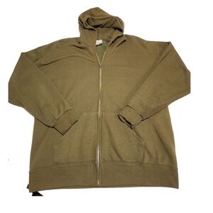 Soffe Men's Olive Zip-Up Sweater